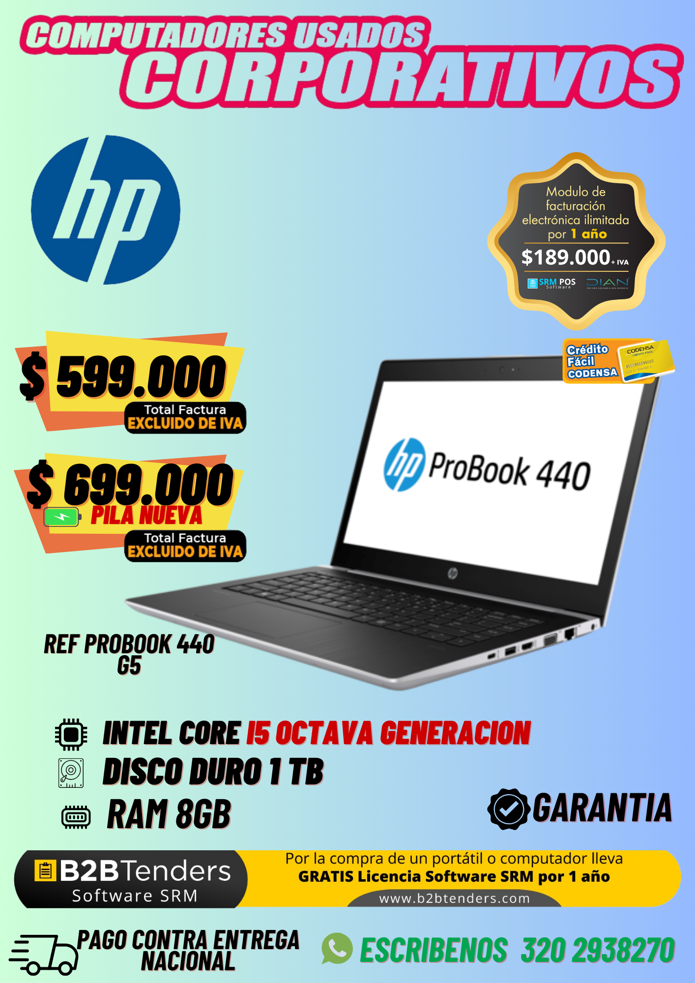 Probook 440 G5  INTEL®CORE™  I5